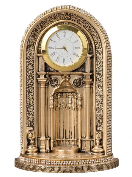 SAATLİ MİHRAP BOYTU ORTA BOY SARI RENK BİBLO