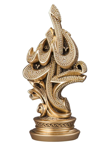 ESAMEYN OVAL BOYTU ORTA BOY SARI RENK BİBLO