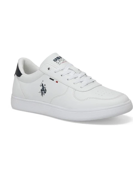 U.S.POLO ASSN THUNDER 5FX BEYAZ COMFORT CASUAL GÜNLÜK SPOR AYAKKABISI - Resim 2