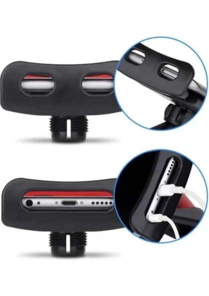 Araç Koltuk Başlığı Arkası 360 Derece Ipad Tablet Telefon Tutucu  - A18 - 3