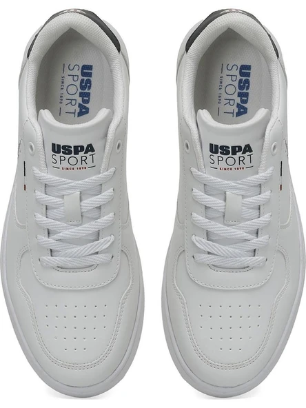 U.S.POLO ASSN THUNDER 5FX BEYAZ COMFORT CASUAL GÜNLÜK SPOR AYAKKABISI - Resim 6