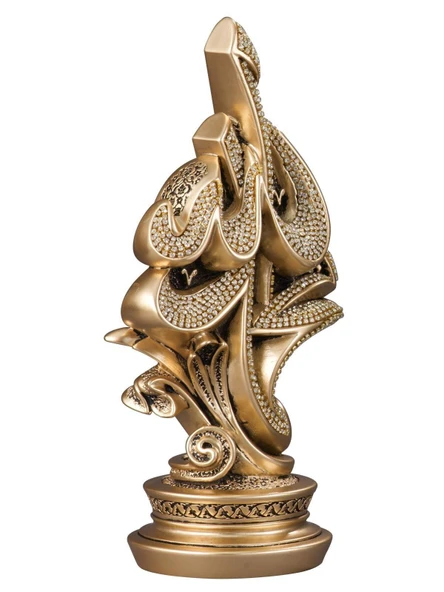 ESAMEYN OVAL BOYTU ORTA BOY SARI RENK BİBLO - 2