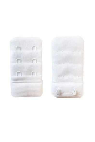 2 Adet Agraf Sütyen Uzatma Kopçası 3 Sıra / 2 Kanca Beyaz Siyah - 2