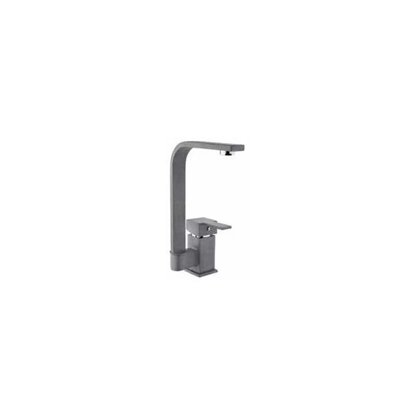 Gms Elit Mix Granit Kuğu Lavabo Musluk Bataryası Çift Su Girişli EL-246-GR