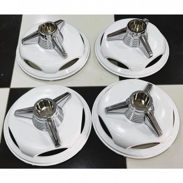 CİTROEN JUMPER 16'' İNÇ BEYAZ JANT KAPAĞI 4 ADET 3 KOLLU FIRFIR