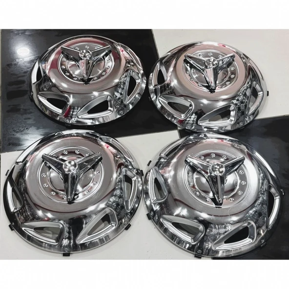 TRANSİT TEK TEKER -JUMBO-SPRİNTER-GRAFTER 16'' İNÇ KROM JANT KAPAĞI 4 ADET (MUSTANG .F.) - 7