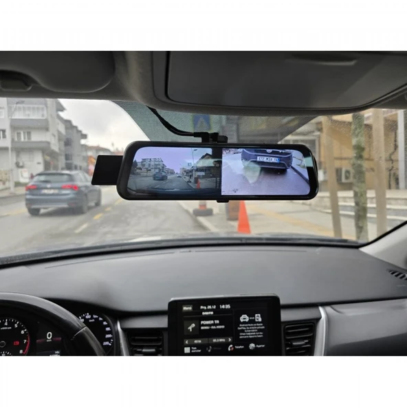 AUDIOMAX MX-710R DİKİZ AYNA FULL HD ÖN KAYIT VE GÖRÜŞLÜ MONİTÖR - 6