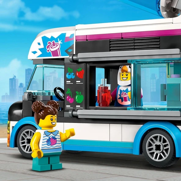 LEGO® City Penguen Buzlaş Arabası 60384-5 Yaş ve Üzeri Çocuklar için Seyyar Satıcı Oyuncak Yapım Seti (194 Parça) - 2