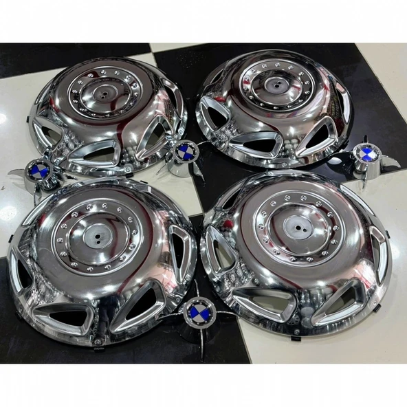 MASTER-DUCATO-DALLİ-JUMPER 16'' İNÇ KROM JANT KAPAĞI 4 ADET 4 KOLLU M.F. - 6