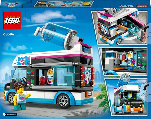 LEGO® City Penguen Buzlaş Arabası 60384-5 Yaş ve Üzeri Çocuklar için Seyyar Satıcı Oyuncak Yapım Seti (194 Parça) - 5