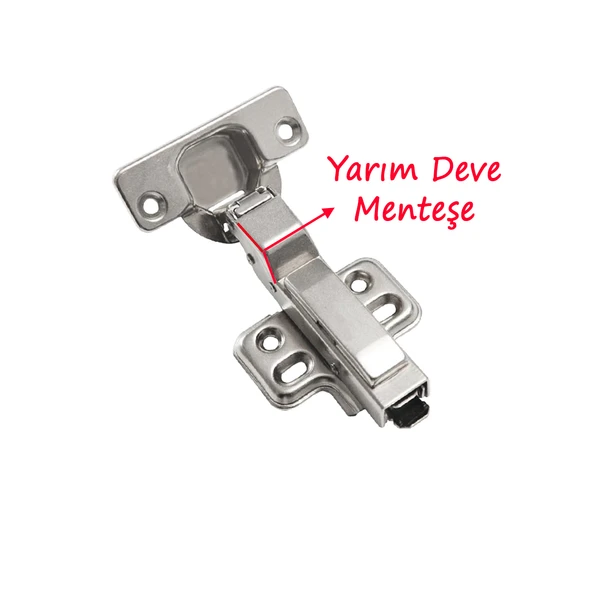 Yarım Deve Frenli Pistonlu Dolap Kapak Menteşesi Yavaşlatıcı Tas Menteşe - 2