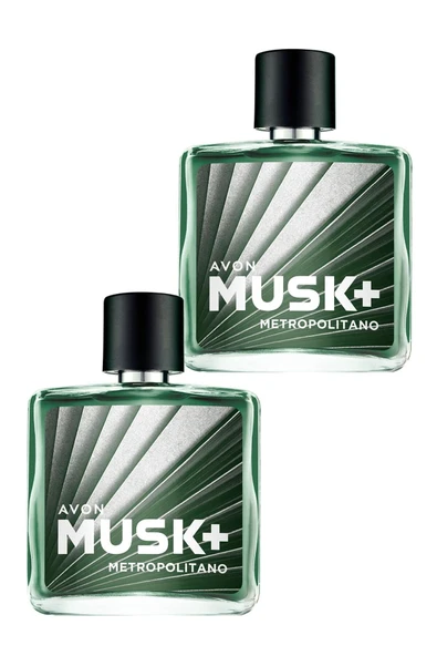 Avon Musk Metropolitano Erkek Parfüm Edt 75 Ml. İkili Set