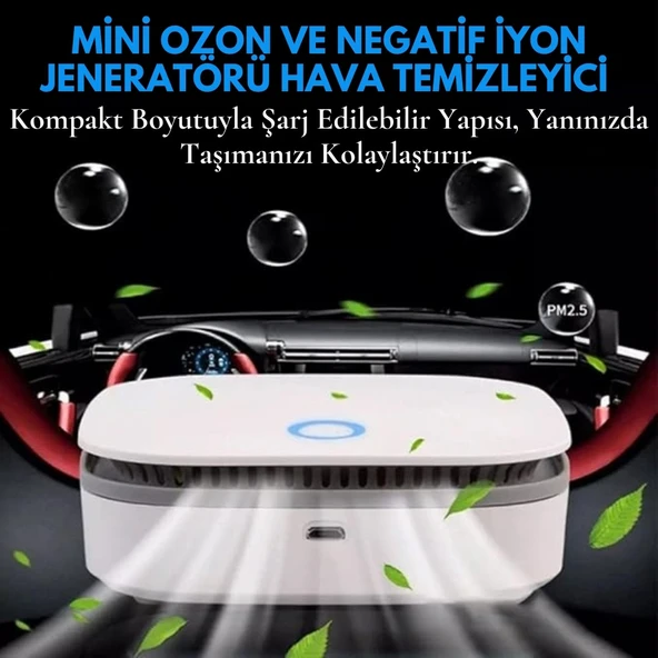 Monozone Hava Temizleyici Koku Giderici Sterilizatör Buzdolabı Ev Araba Ofis İçin Ozon Makinesi - 4