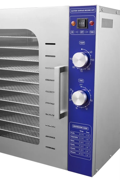 Dalle SS-12J Meyve-Sebze Kurutma Fırını Çift Katmanlı 12 Tepsili - 3