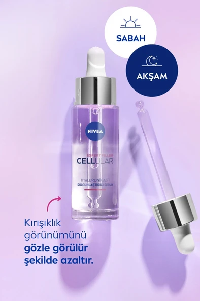 NIVEA Cellular Expert Filler Dolgunlaştırıcı Serum 30ml, Kırışıklık Karşıtı, Hyaluronik Asit, Nemlendirici - 2