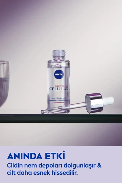 NIVEA Cellular Expert Filler Dolgunlaştırıcı Serum 30ml, Kırışıklık Karşıtı, Hyaluronik Asit, Nemlendirici - 5