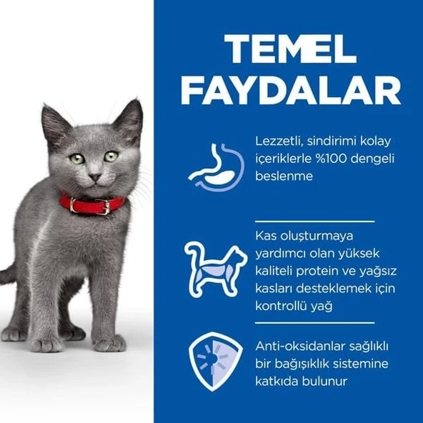 Hills Sterilised Kitten Tavuklu Kısırlaştırılmış Yavru Kedi Maması 1.5 Kg - 3