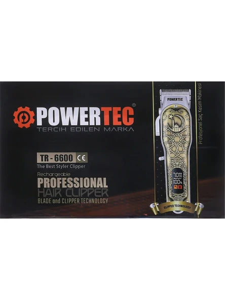 Powertec TR-6600 Profesyonel Saç Tıraş Makinesi - 5