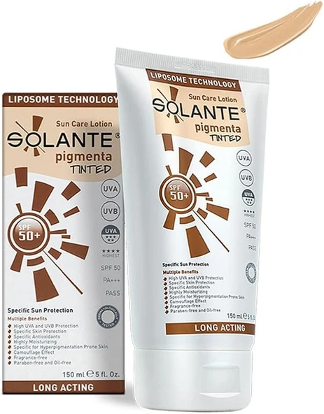 Solante Pigmenta Tinted Lotion Spf 50+ 150ml 1 Paket