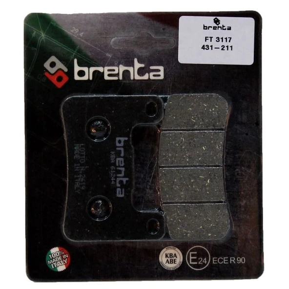 Kawasaki ZX-10 R NINJA Brenta Ön Fren Balata
