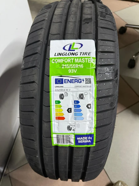 215/55r16 93 V linglong comfort master  2025 YAZ LASTİĞİ