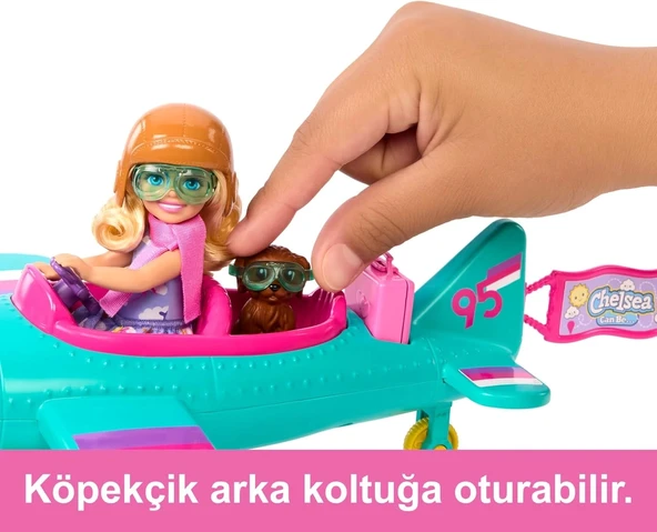 Barbie ® Chelsea'nin Pervaneli Mini Uçağı Oyun Seti HTK38 - 4