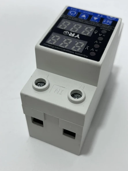 YR YRVP-3 Yüksek ve Düşük Voltaj Akım Koruma Sigortası 230V 40A - Resim 8