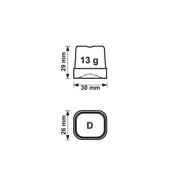 Brema Gurme Küp Buz Makinesi, 85 kg/gün Kapasiteli Hazneli - Resim 2