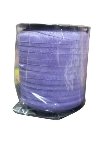 Çamaşır Lastiği Düz 1 cm  1 Metre Lila - 2