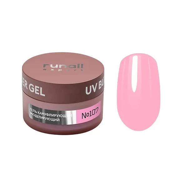 Runail Expert Protez Tırnak Jeli UV Gel Pembe 15Gr. 107