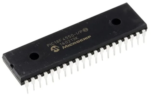 Microchip PIC18F4550-I/P Mikrodenetleyici 11 Adet - 1