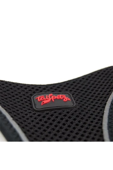 Tailpetz Air-Mesh Harness Köpek Göğüs Tasması Large Siyah - 5