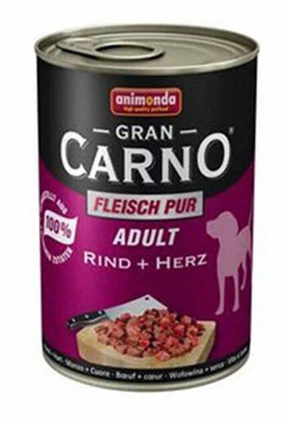 Animonda Gran Carno Sığır+Yürekli Köpek Konservesi 400 Gr