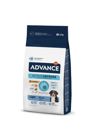 Advance Light Maxi Büyük Irk Köpekler İçin Light Mama 12 Kg