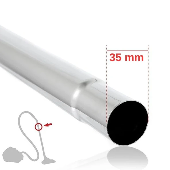 Philips FC 9323 Power Pro Compact Paslanmaz Çelik Teleskopik Süpürge Borusu - Resim 2