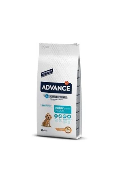 Advance Puppy Protect Tavuklu Orta Irk Yavru Köpek Maması 12 Kg