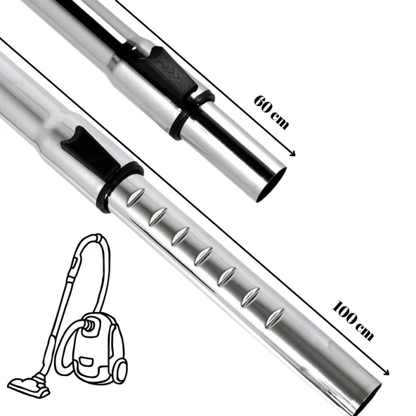 Philips FC 9323 Power Pro Compact Paslanmaz Çelik Teleskopik Süpürge Borusu ürün görseli 1