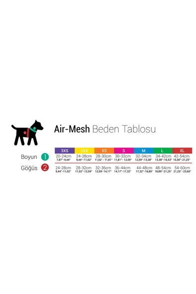 Tailpetz Air-Mesh Harness Köpek Göğüs Tasması 2XSmall Kahve Rengi - 2