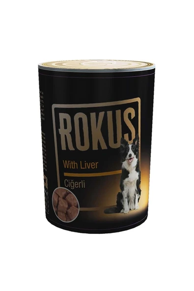 Rokus Ciğerli 410 G. Köpek Konserve  Maması