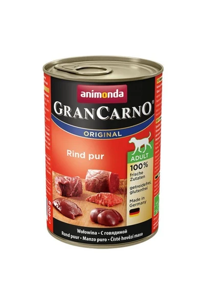 Animonda Gran Carno Biftekli Köpek Konservesi 400 Gr