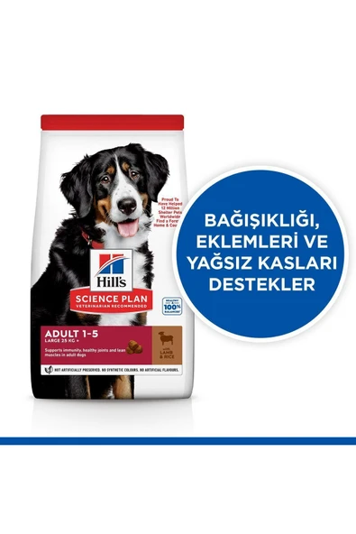 Hills Adult Large Breed Kuzu Etli Büyük Irk Yetişkin Köpek Maması 14 Kg - 5
