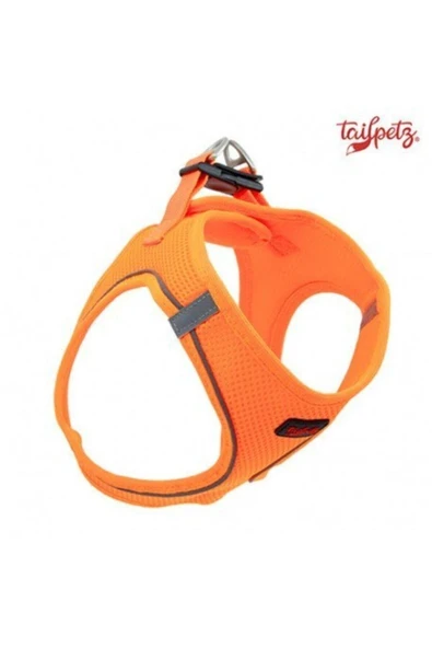 Tailpetz Air-Mesh Harness Köpek Göğüs Tasması 3XSmall Turuncu