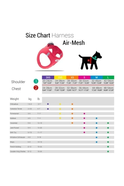 Tailpetz Air-Mesh Harness Köpek Göğüs Tasması Large Mor - 2