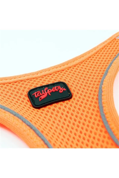 Tailpetz Air-Mesh Harness Köpek Göğüs Tasması XLarge Turuncu - 3