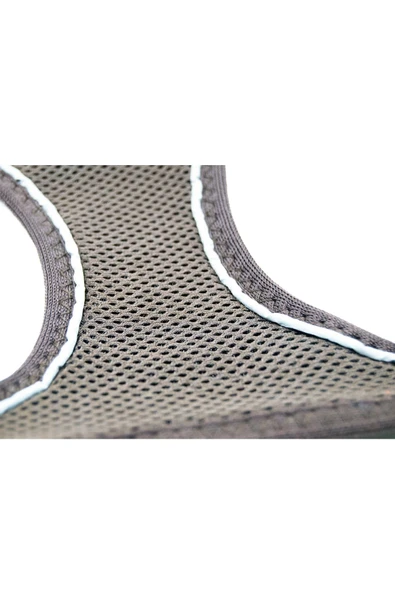 Tailpetz Air-Mesh Harness Köpek Göğüs Tasması XLarge Kahve Rengi - 3