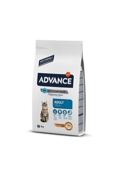 Advance Tavuklu ve Pirinçli Yetişkin Kedi Maması 3 Kg - 1