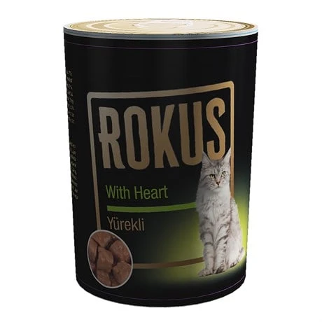 Rokus Yürekli 410 G. Kedi Konserve Maması