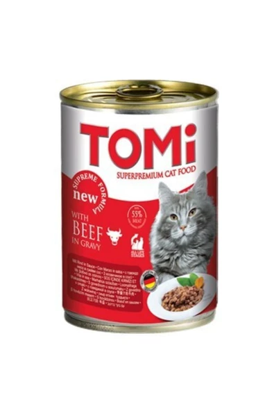Tomi Kedi Dana Etli Yaş Mama 400g