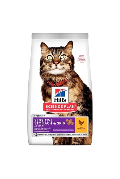 Hills Sensitive Skin Tavuklu Yetişkin Kedi Maması 1,5 Kg