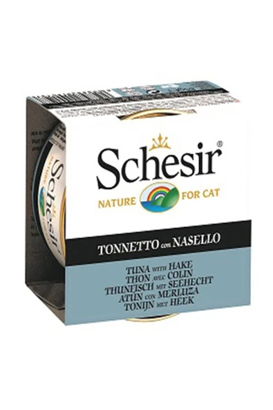 Schesir C190 Jelly Tuna ve Barlam Balıklı Kedi Konservesi 85 Gr - 2